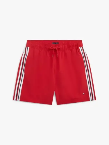 Tommy Hilfiger Σορτς Μαγιό Κόκκινο με Ρίγα