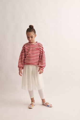 Σετ Μπλούζα, Κολάν & Tutu Striped Universe
