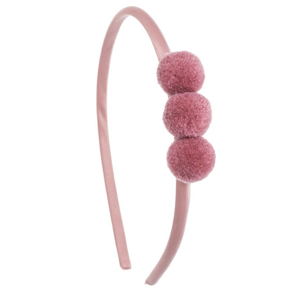 Στέκα Baby με 3 Pom-Pons Γαλλικό Ροζ