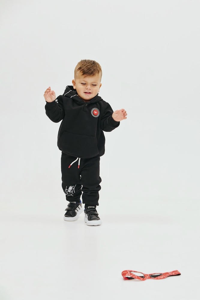 Σετ Φούτερ Αράχνη Μαύρο Baby Boy