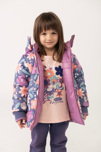 Μπουφάν Διπλής Όψης Floral