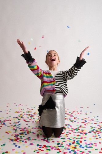 Ζακέτα Ριγέ Rainbow Fantasy