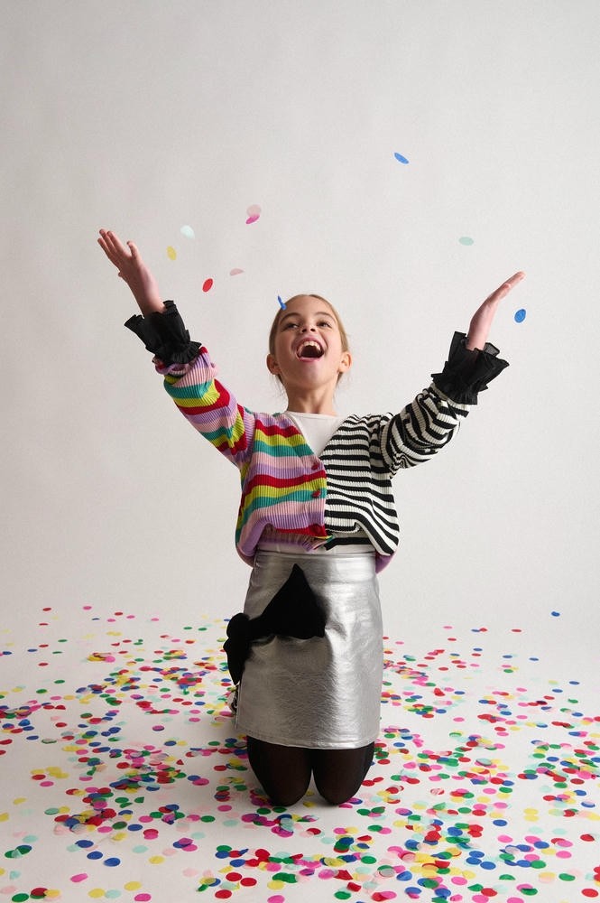 Ζακέτα Ριγέ Rainbow Fantasy