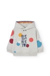 Φούτερ Μπλούζα με Κουκούλα Be Happy