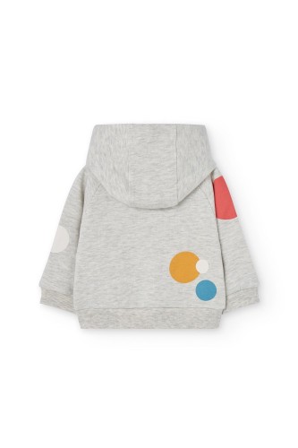 Φούτερ Μπλούζα με Κουκούλα Be Happy