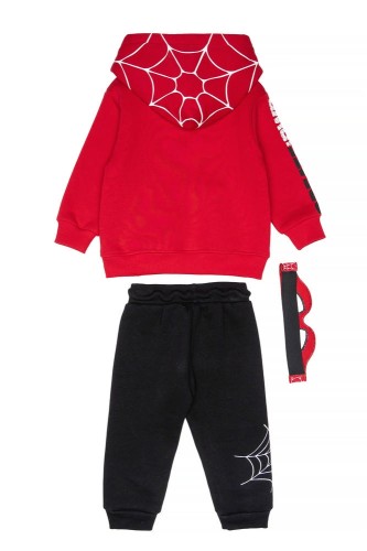 Σετ Φούτερ Αράχνη Κόκκινο Baby Boy