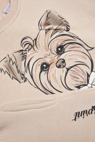 Σετ Φούτερ Baby Girl Σκυλάκι