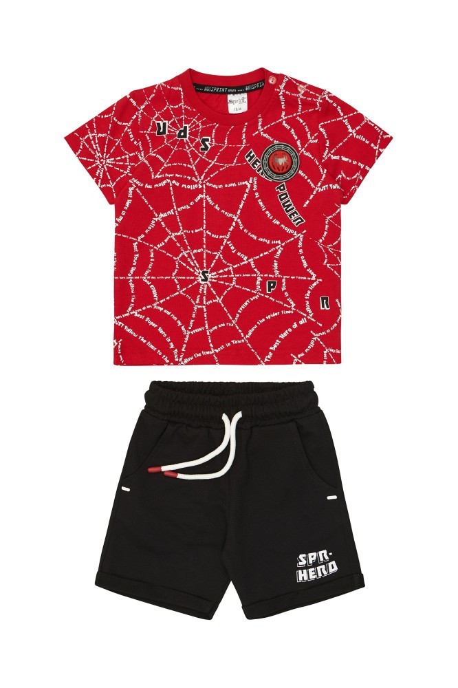 Sprint Σετ Βερμούδα & T-shirt Spider