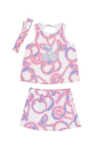 Sprint Σετ Μπλούζα & Φούστα-Σορτς Cherry