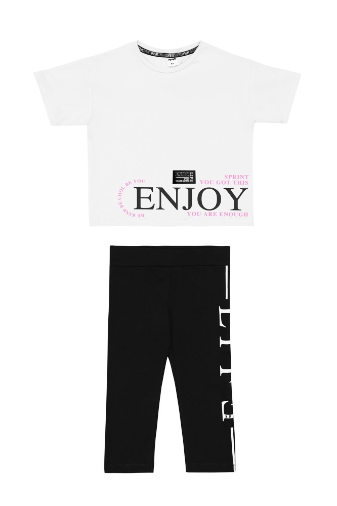 Sprint Σετ Βερμούδα & T-shirt Enjoy Life