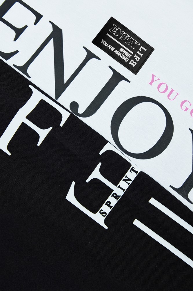 Sprint Σετ Βερμούδα & T-shirt Enjoy Life