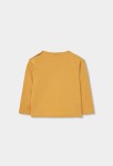 Boboli Κίτρινο Μακρυμάνικο T-shirt με σχέδιο Παγέτα Emoji 