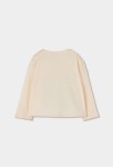 Boboli Ιβουάρ Μακρυμάνικο T-shirt Girls