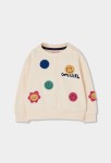 Boboli Φούτερ Μπλούζα Κρεμ Emoji