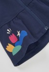 Boboli Φούτερ Ζακέτα με Κουκούλα Μπλε Emoji
