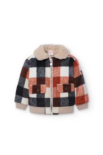 Γούνινο Μπουφάν Καρό