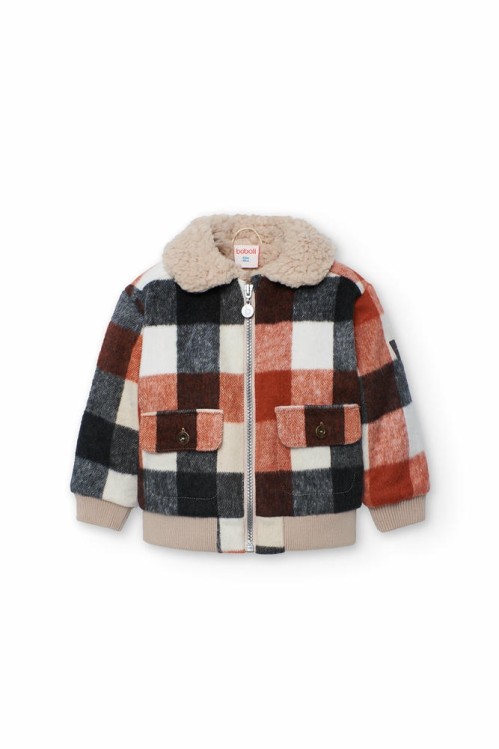 Γούνινο Μπουφάν Καρό