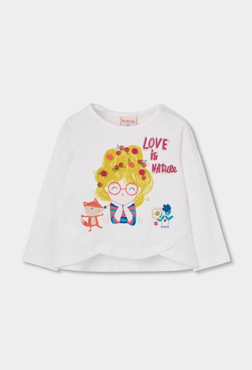 Boboli Μακρυμάνικο T-shirt girl & Fox