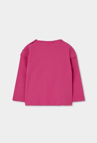 Boboli Μακρυμάνικο T-shirt με λουλούδια Boboli Μακρυμάνικο T-shirt με λουλούδια