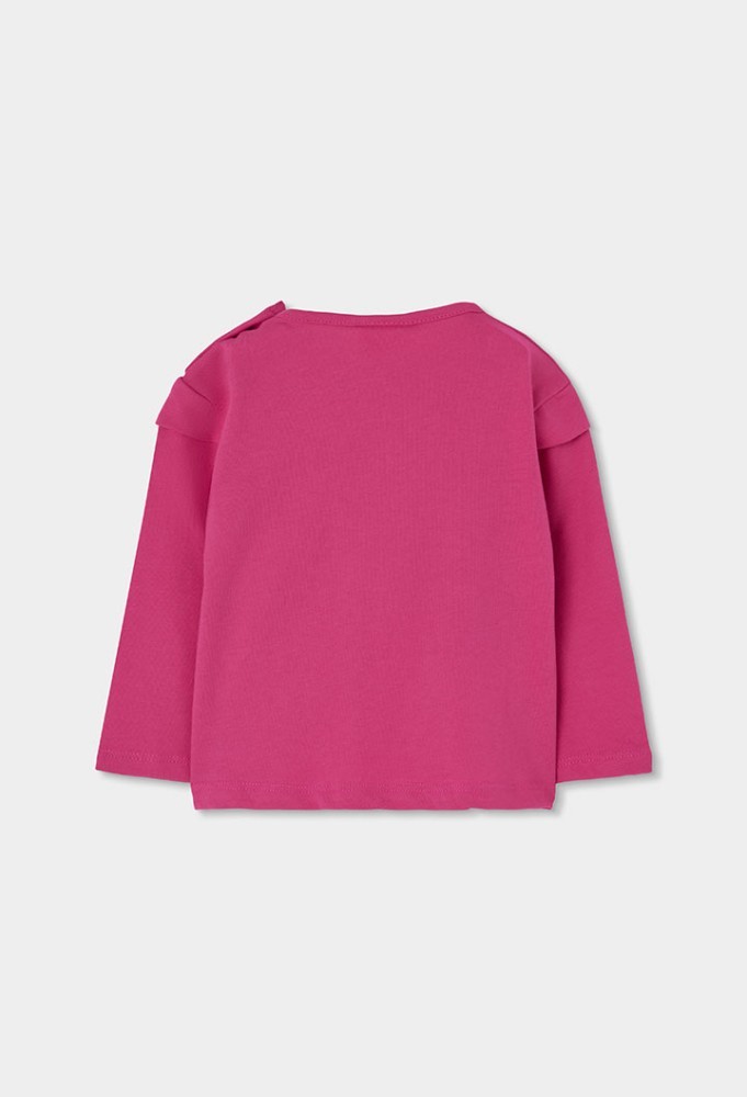 Boboli Μακρυμάνικο T-shirt με λουλούδια