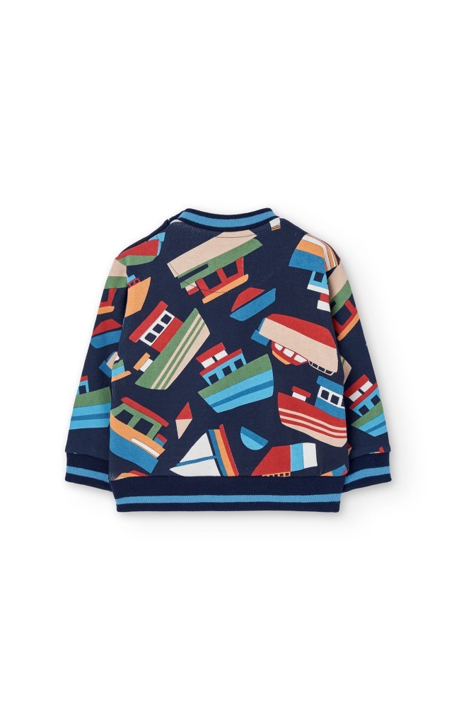 Φούτερ Μπλούζα με Καραβάκια