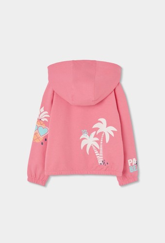 Boboli Φούτερ Ζακέτα με αποσπώμενη κουκούλα