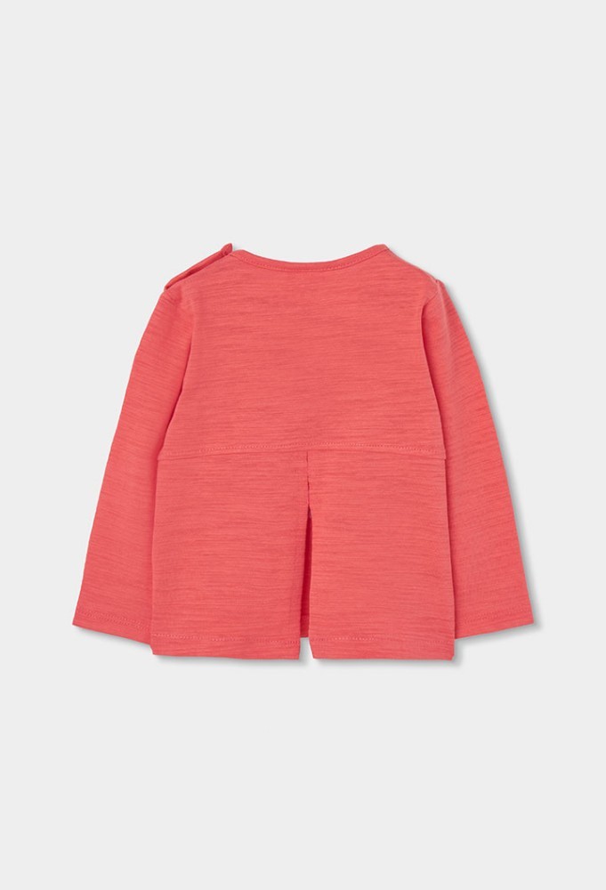 Boboli T-shirt με Λουλούδια Πορτοκαλί