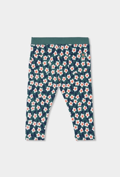 Boboli Φούτερ Παντελόνι Πράσινο floral