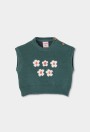 Boboli Πλεκτό Γιλέκο Floral