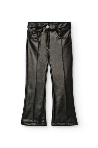 Παντελόνι Μαύρη Δερματίνη