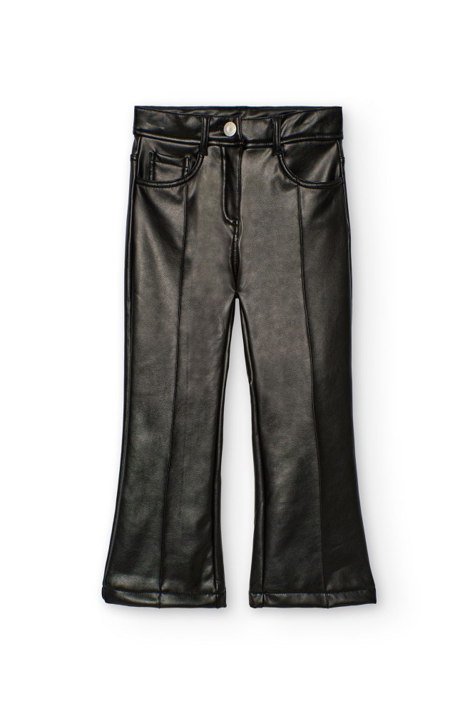 Παντελόνι Μαύρη Δερματίνη