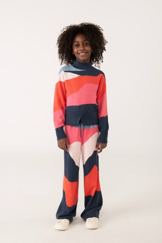 Φαρδύ Πλεκτό Παντελόνι 