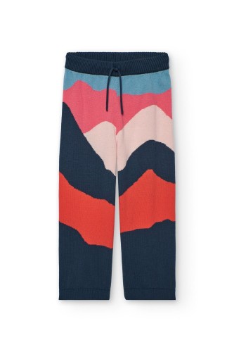 Φαρδύ Πλεκτό Παντελόνι 