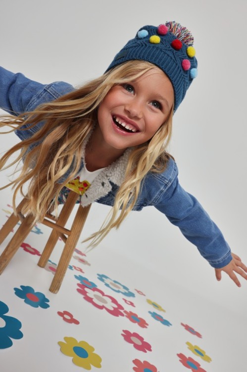 Boboli Πλεκτός Σκούφος με Pom Pom