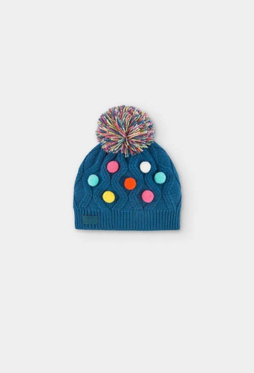 Boboli Πλεκτός Σκούφος με Pom Pom