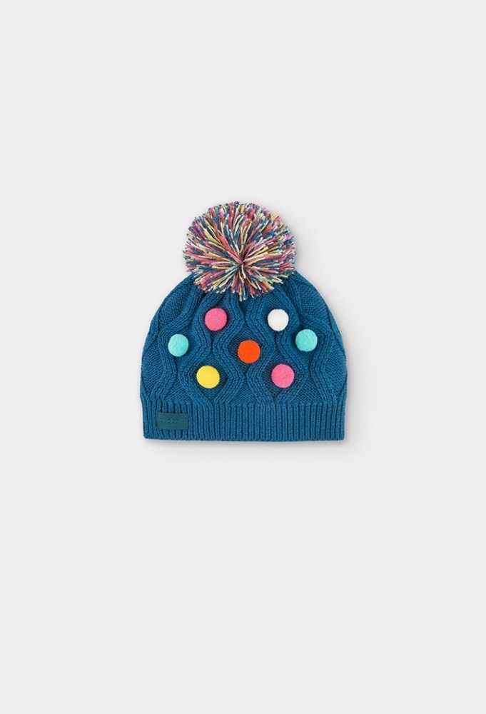 Boboli Πλεκτός Σκούφος με Pom Pom
