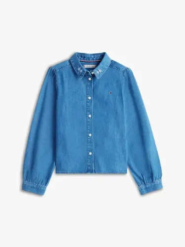 Tommy Hilfiger Τζιν Πουκάμισο με Κέντημα Λουλούδια