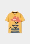 Boboli Κίτρινο T-shirt Πειρατής