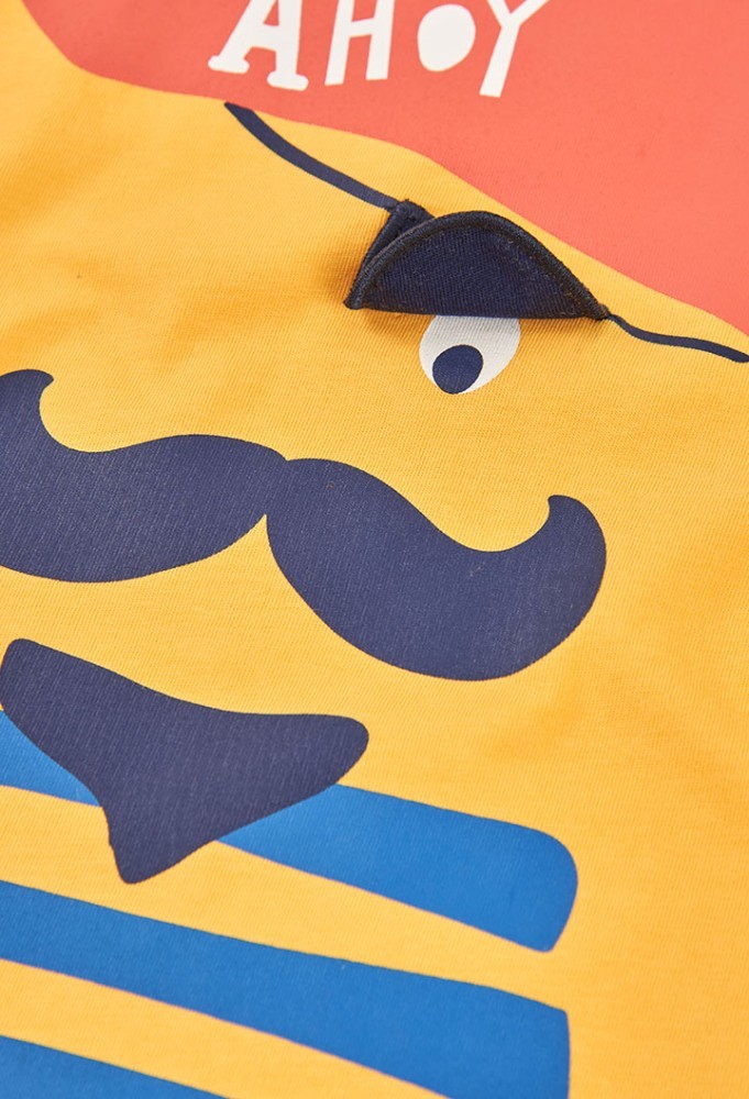 Boboli Κίτρινο T-shirt Πειρατής