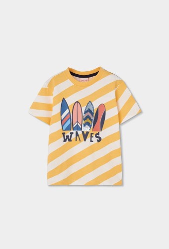 Boboli Ριγέ T-shirt  Waves
