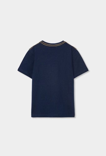 Boboli Μπλε T-shirt Let's Go