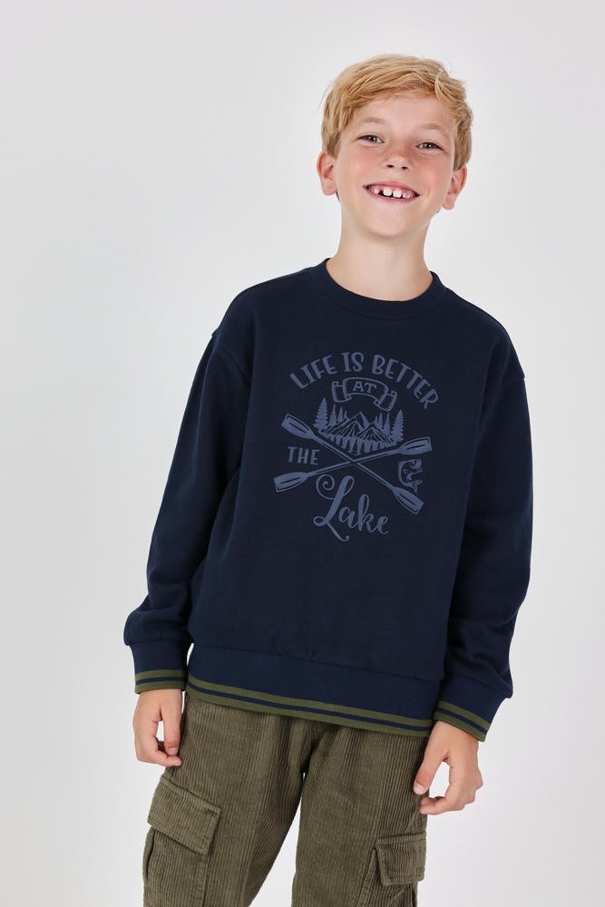 Φούτερ Μπλούζα Life is Better at the Lake