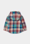 Boboli Καρό Overshirt με γούνινη επένδυση