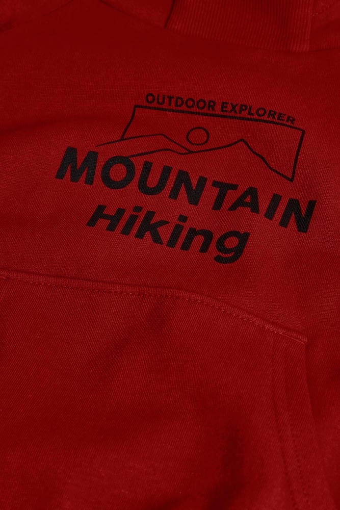Φούτερ Μπλούζα με Κουκούλα Mountain Hiking