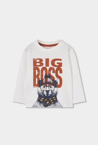 Boboli Μακρυμάνικο T-shirt Big Boss