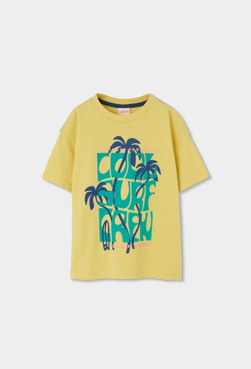 Boboli Κίτρινο T-shirt Φοίνικες