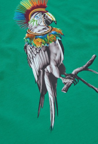 Boboli Πράσινο T-shirt Παπαγάλος