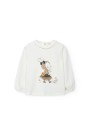 T-Shirt Μακρυμάνικο με Λαγουδάκι
