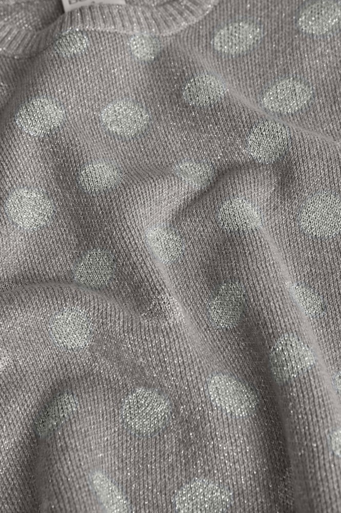 Πουά Πουλόβερ Ασημί