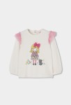 Boboli Μακρυμάνικο T-shirt με στρας